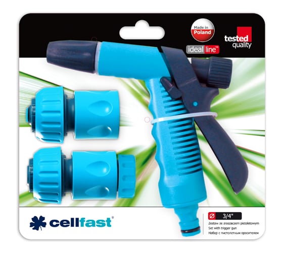 Изображение товара Набор с пистолетным оросителем Cellfast 3/4" 50-535