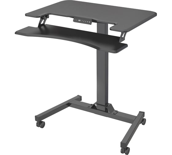 Изображение товара Стол для ноутбука CACTUS CS-FDE103BBK столешница МДФ, черный 91.5x56x123 см 1770960