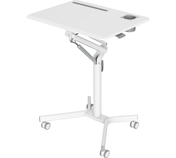 Изображение товара Стол для ноутбука CACTUS CS-FDS101WWT столешница МДФ, белый 70x52x105 см 1770890