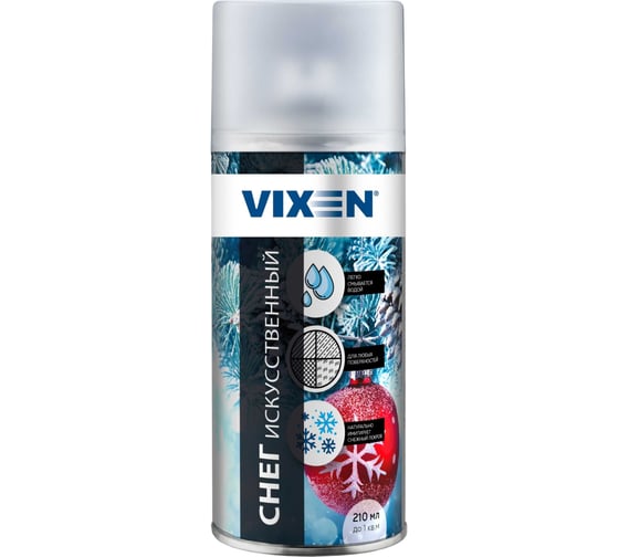 Изображение товара Искусственный снег Vixen аэрозоль, 210 мл VX90300