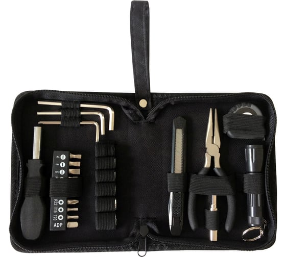 Изображение товара Набор инструментов 26 предметов (чёрный, 172х125х42 мм) Stinger W0109