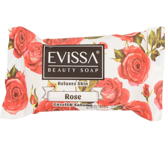 Изображение товара  Туалетное мыло флоупак EVISSА 85 гр. Роза М2724