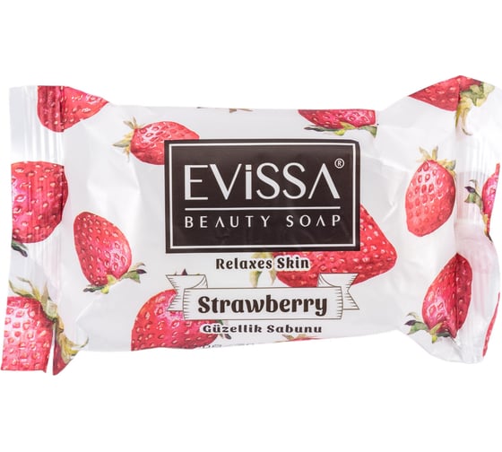 Изображение товара  Туалетное мыло EVISSА флоупак, 85 гр. Клубника М4001