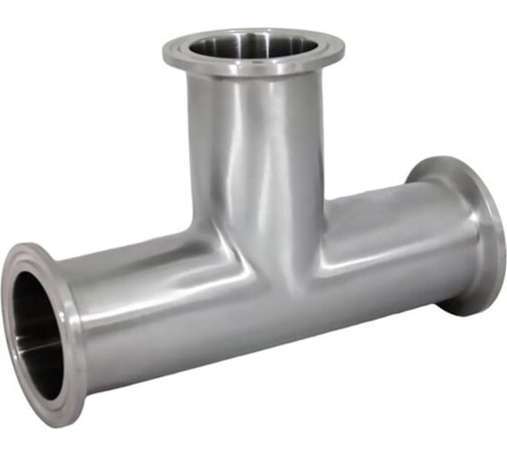 Изображение товара Тройник TITAN LOCK Clamp DN 50, нержавеющая сталь 316 TLTE50CLSS