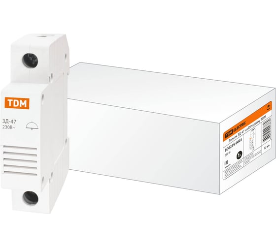 Изображение товара Звонок TDM ELECTRIC ЗД-47 на DIN-рейку SQ0215-0001