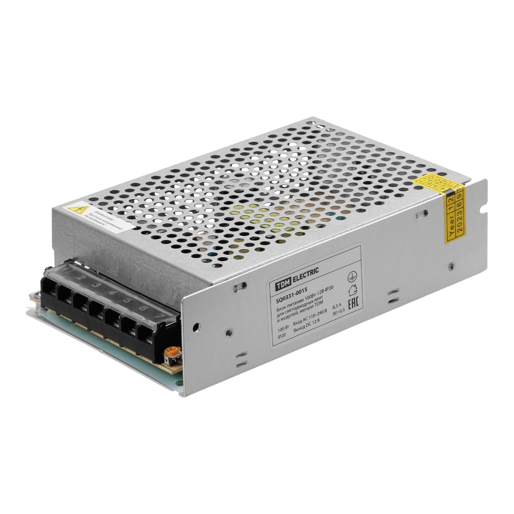 Изображение товара Блок питания TDM 12-100 100Вт для светодиодных лент и модулей