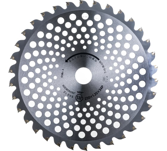 Изображение товара Диск для жесткой травы Standart (230x25 мм, 34 зуба) Maruyama 227438