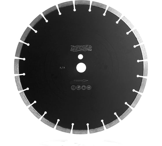 Изображение товара Диск алмазный A/А по асфальту (400х3,2х25.4 мм) MESSER 01-19-400