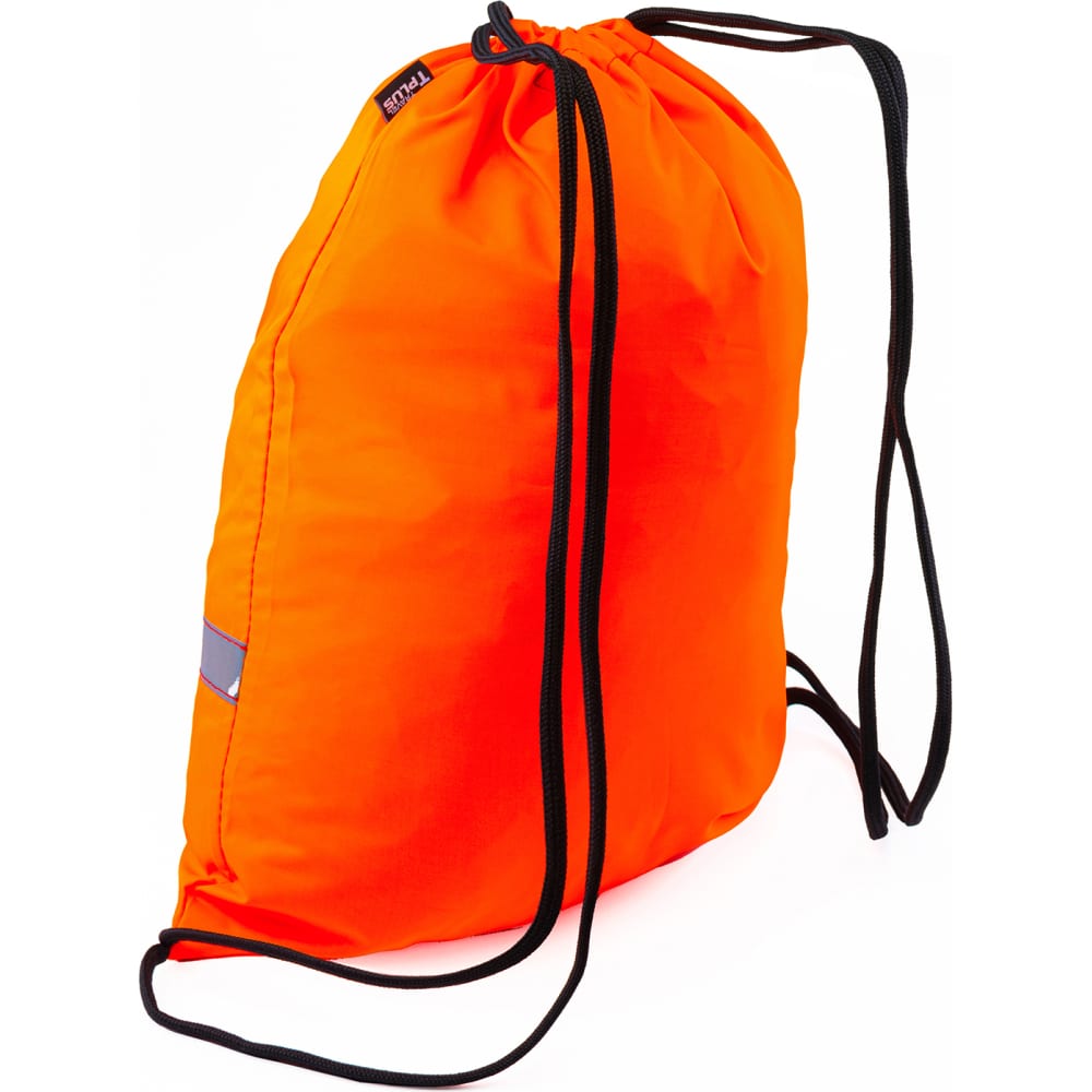 Мешок-рюкзак Tplus мешок для обуви на шнурке жёлтый оранжевый