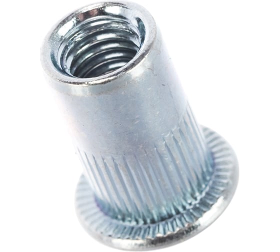 Изображение товара Заклепка резьбовая стальная цилиндрическая с насечкой (50 шт; М6; стандартный борт) MESSER 211106S-50