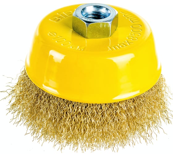 Изображение товара Щетка крацовка чаша (100 мм; М14) для УШМ Biber 70971 тов-076242
