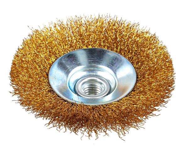 Изображение товара Щетка крацовка дисковая (100 мм; М14) для УШМ Biber 70972 тов-076219