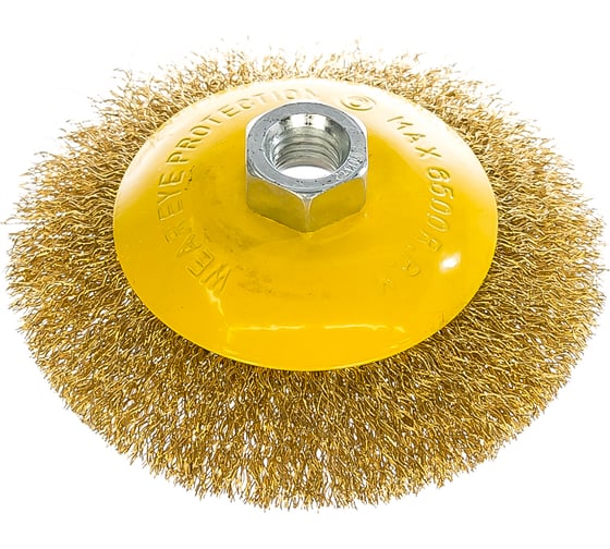 Изображение товара Щетка крацовка дисковая (115 мм; М14) для УШМ Biber 70973 тов-076220