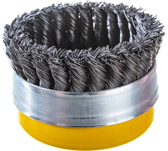 Изображение товара Щетка крацовка чаша витая (100 мм; М14) для УШМ Biber 70976 тов-076221