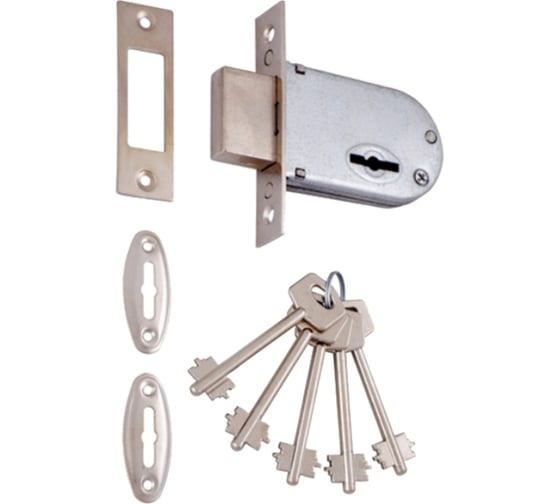 Изображение товара Врезной замок под сувальдный ключ VETTORE 700 cp хром 20304