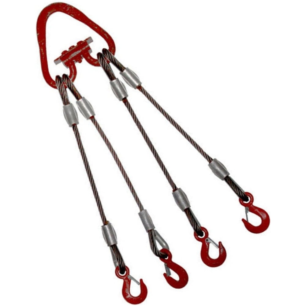 Изображение товара Канатный стальной четырехветвевой строп КанТраст 4СК 4,0/6000