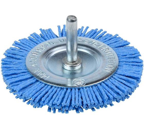 Изображение товара Щетка плоская из нейлона YIDA 75 мм, с переходником для дрели TORGWIN T407099