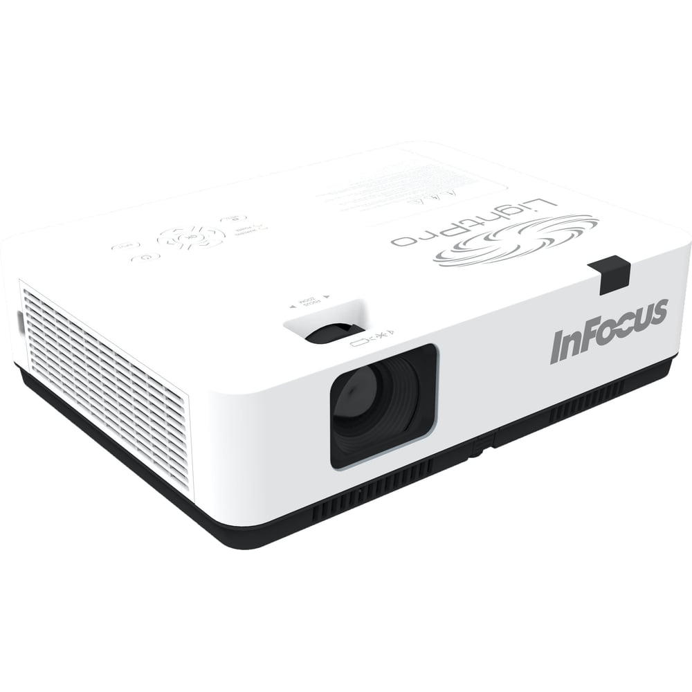 Изображение товара Проектор INFOCUS in1034 3lcd, 5000 lm, xga, 1.48 1.78:1, 50000:1, 16w, 2хhdmi 1.4b, vga in, compositein, 3,5 audio in, rcax2 in, us \6\ 131213