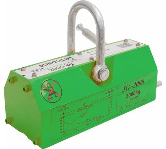Изображение товара Захват магнитный (г/п 2000 кг) EURO-LIFT JG-2000 PML-20 00012326