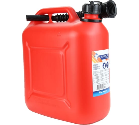 Изображение товара Канистра для топлива 10 л, пластик, крышка с защитой Nova Bright 48112