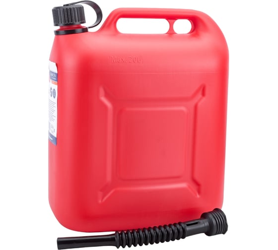 Изображение товара Канистра для топлива 20 л, пластик, крышка с защитой Nova Bright 48113