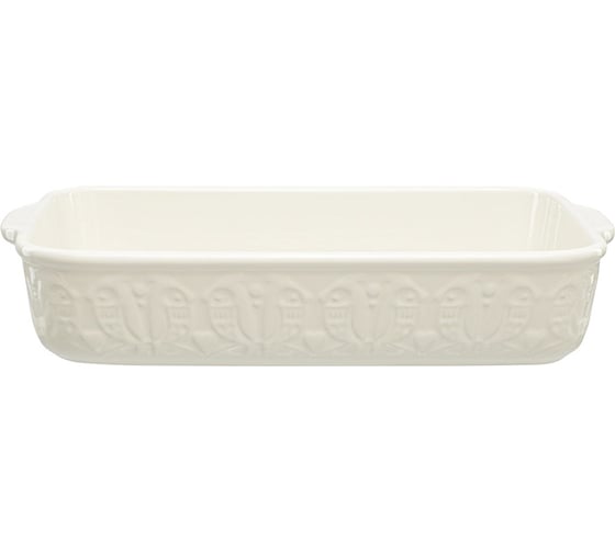 Изображение товара Блюдо для запекания Liberty Jones Birds of Paradise, 36x23 см, кремовое LJ0000131