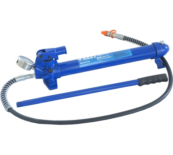 Изображение товара Гидравлический ручной насос с манометром AE&T 20 т T03020PM