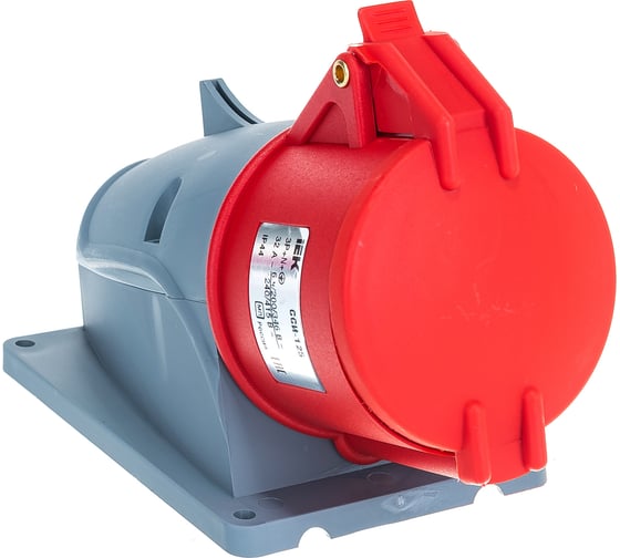 Изображение товара Стационарная розетка IEK MAGNUM ССИ-125 32А 3Р+РЕ+N 380В IP44 PSN12-032-5 7566097