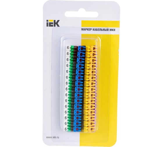 Изображение товара Маркер IEK МКН комплект цифр 0-9 1.5мм 150шт UMK01-02-09 7442033