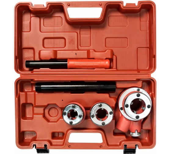 Изображение товара Набор трубных клуппов с адаптером 1/2-3/4-1 Энкор 48480