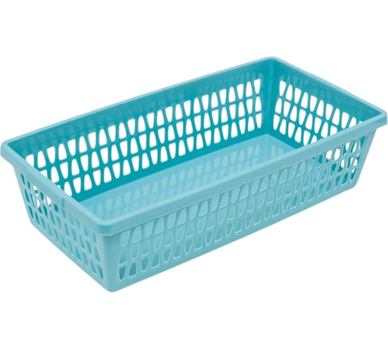 Изображение товара Корзина для хранения Martika Велетта 21x11x5 см, бирюзовая С711БИР