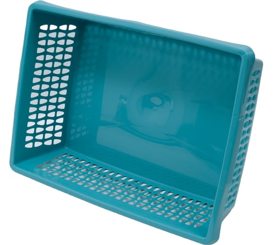 Изображение товара Корзина для хранения Martika Велетта 38x28x11 см, бирюзовая С714БИР