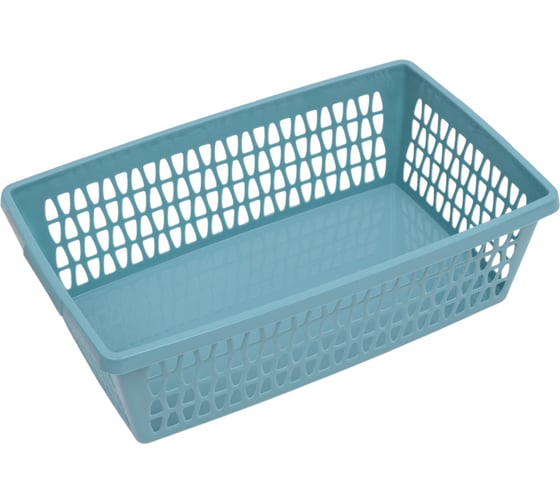 Изображение товара Корзина для хранения Martika Велетта 34x21x10 см, бирюзовая С713БИР