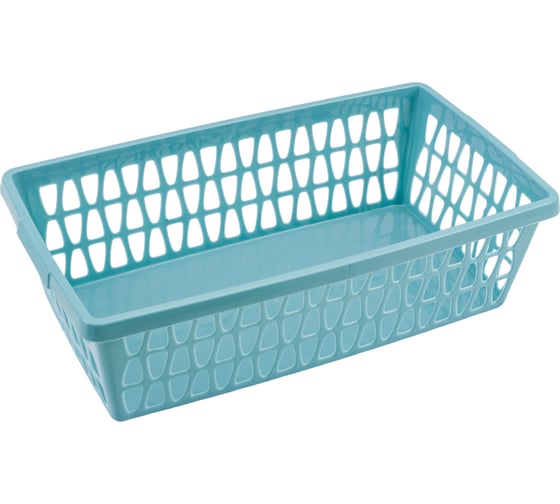 Изображение товара Корзина для хранения Martika Велетта 25x14x7 см, бирюзовая С712БИР
