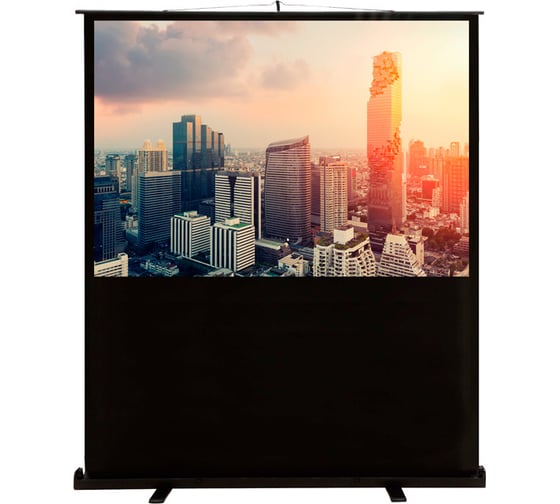 Изображение товара Напольный рулонный экран CACTUS 102x180 см FloorCompactExpert CS-PSFLCE-180x102 16:9 1070223