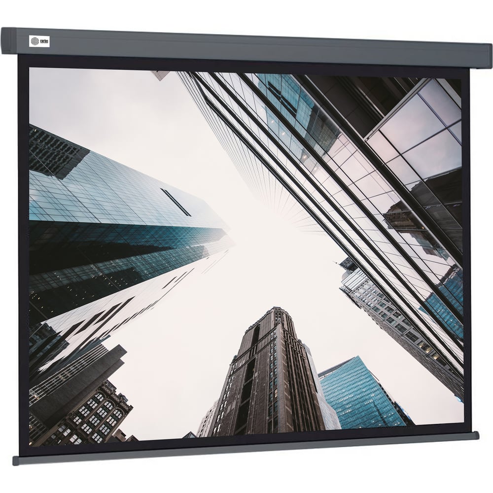 Изображение товара Настенно-потолочный рулонный экран CACTUS 183x244 см Wallscreen CS-PSW-183x244-SG 4:3 серый 1678327