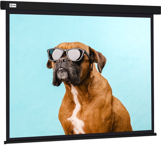 Изображение товара Настенно-потолочный рулонный экран CACTUS 183x244 см Wallscreen CS-PSW-183x244-BK 4:3 черный 1678329