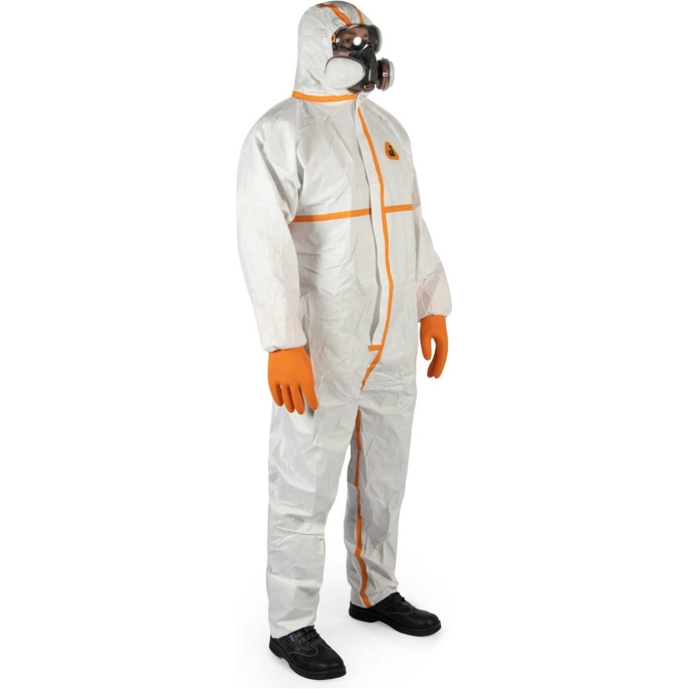 Комбинезон химзащиты Jeta Safety пижама для девочки белый пчёлка рост 98 см