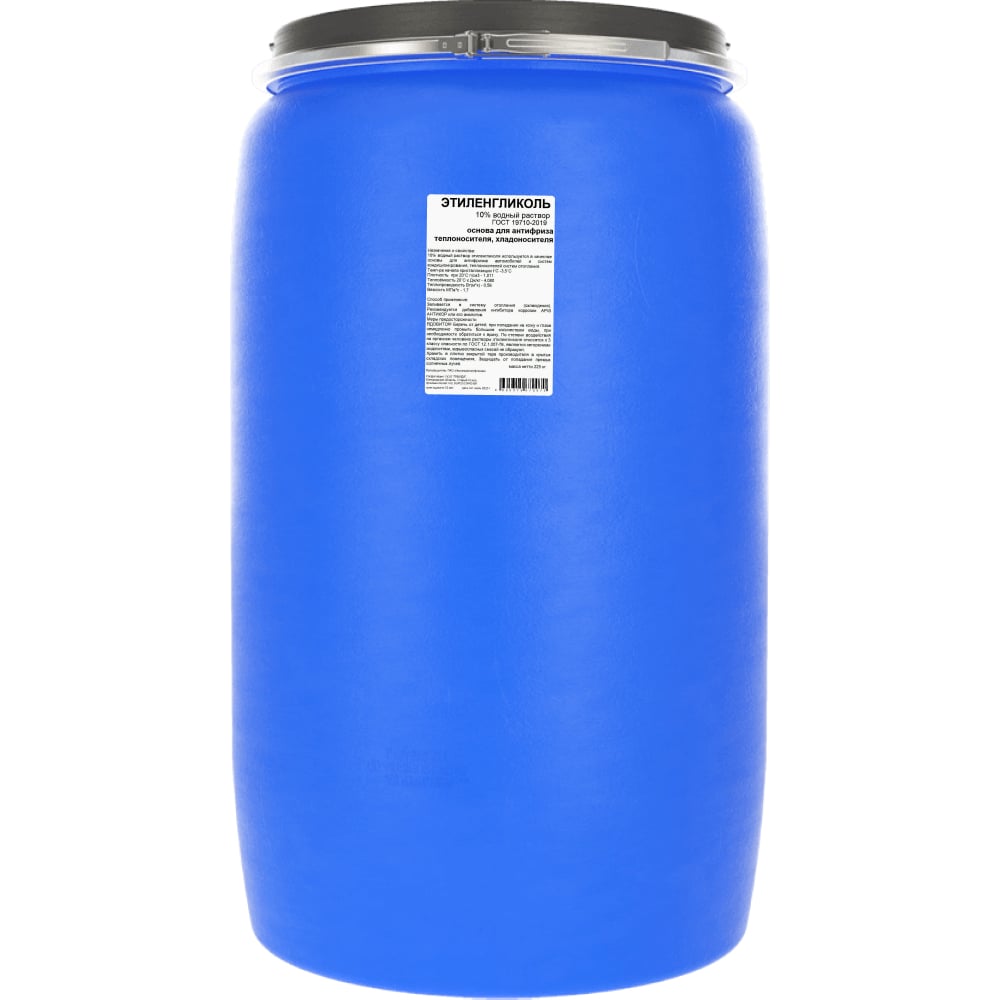 Изображение товара Этиленгликоль APIS 10-процентный водный раствор 225 кг для систем отопления