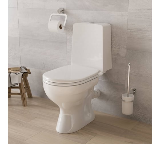 Изображение товара Унитаз-компакт Gesso Премиум 2 HOME De Luxe с 2-х уровневой арматурой, сиденьем микролифт (100% комплектация) 9014521