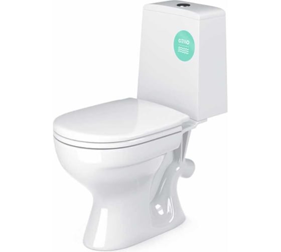 Изображение товара Унитаз-компакт Gesso 102 HOME De Luxe с 1 уровневой арматурой (100% комплектация) 9012357