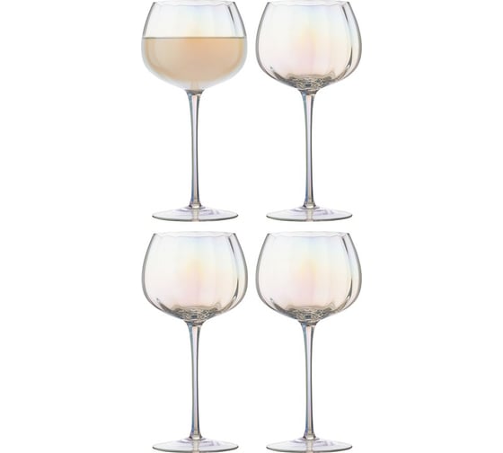 Изображение товара Набор бокалов для вина Liberty Jones Gemma Opal, 455 мл, 4 шт. HM-GOL-WGLS-455-4