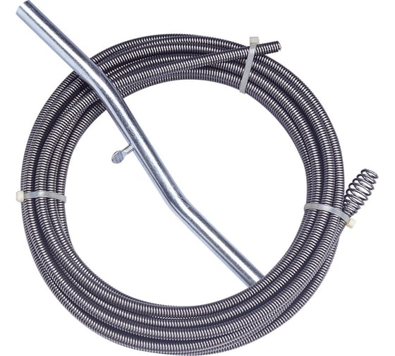 Изображение товара Спираль с универсальной насадкой для удаления засоров (в трубах Ф до 150 мм, длиной до 15 метров) КРОКОЧИСТ 51310-13-15