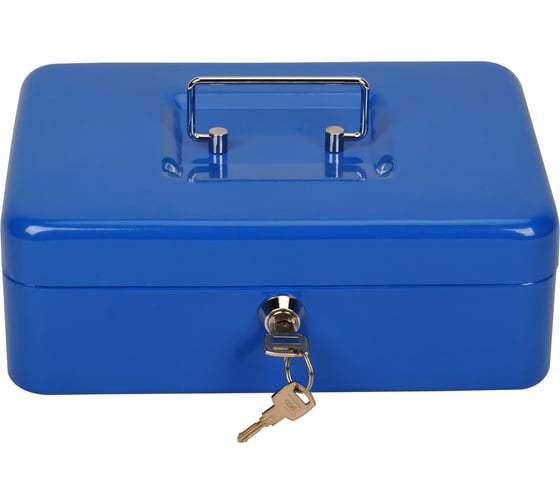 Изображение товара Ящик для денег без номинала CACTUS CS-CB-003BL 90x250x180 мм, синий, сталь, 1.367 кг 1888931