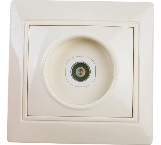 Изображение товара Розетка TV UNIVersal Севиль слоновая кость ivory Б-С0027