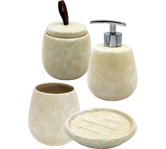Изображение товара Комплект настольный для ванн Bath Plus pietra beige set4w 04 W-CE2242BA-SET4W