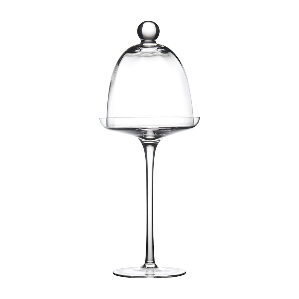 Изображение товара Блюдо для десертов Liberty Jones Sugary 12.5x32 см стекло прозрачное с крышкой