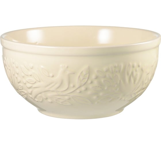 Изображение товара Миска для смешивания Liberty Jones Birds of Paradise, 2,6 л, кремовая CZ-LJ-MBW-CR-2.6