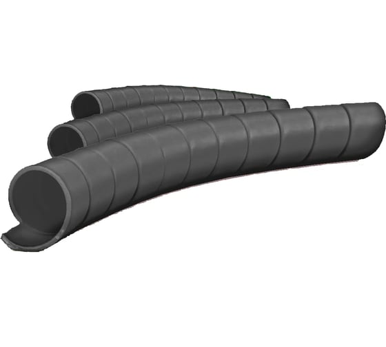 Изображение товара Защитная спираль для шлангов, рукавов и проводов Hydrosafe диаметр 13-18 мм, цвет черный, 50 метров HS13BLK50