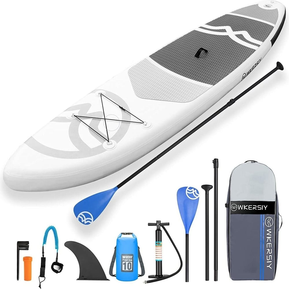 Изображение товара Доска для SUP-серфинга Nonstopika белый/серый туринговая для водных путешествий